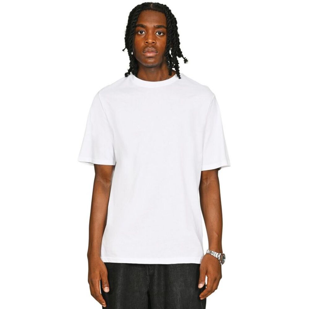 Casual Classics Unisex Adult Core 180 Combed Ringspun Cotton Tall T-Shirt / Whit